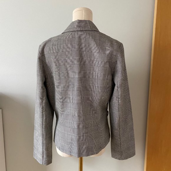 Vintage Lana Lee Houndstooth Blazer (Approx. Size 6) - Picture 7 of 13